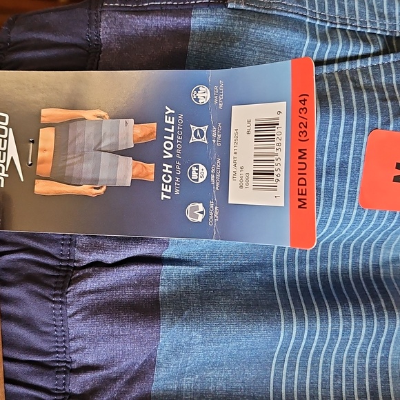 Speedo Men's Blue Swim Shorts - Picture 2 of 8